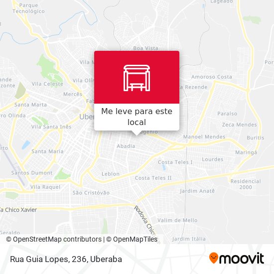 Rua Guia Lopes, 236 mapa
