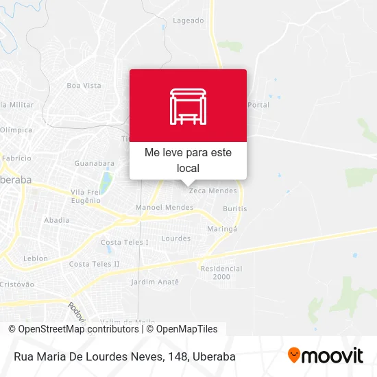 Rua Maria De Lourdes Neves, 148 mapa