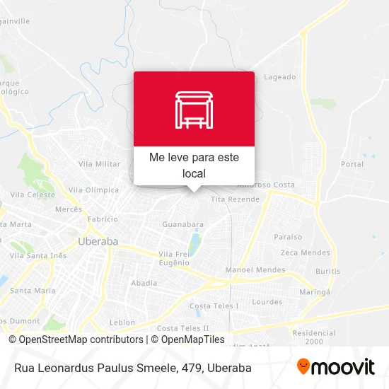 Rua Leonardus Paulus Smeele, 479 mapa