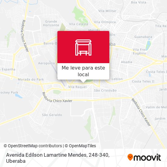 Avenida Edílson Lamartine Mendes, 248-340 mapa