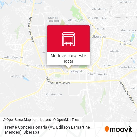Frente Concessionária (Av. Edilson Lamartine Mendes) mapa