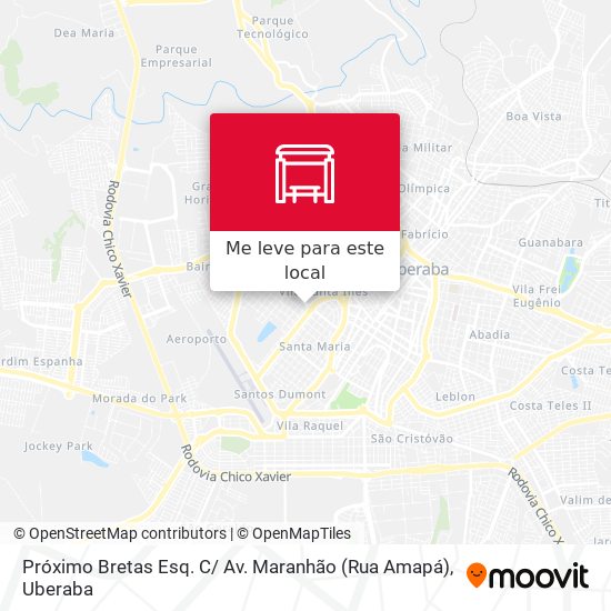 Próximo Bretas Esq. C/ Av. Maranhão (Rua Amapá) mapa