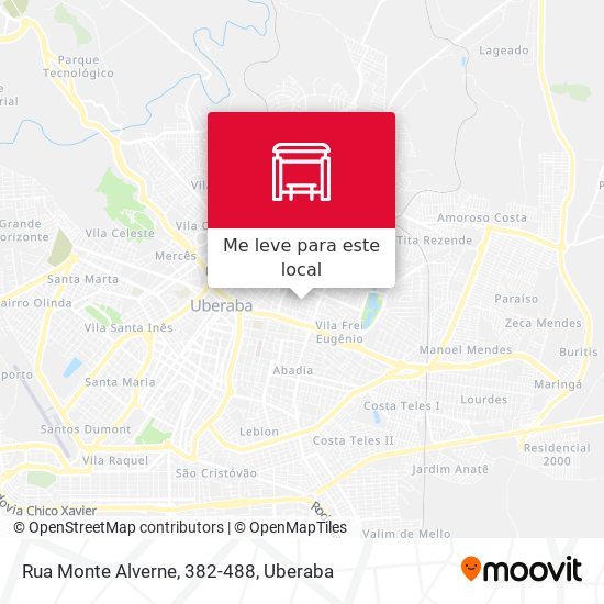 Rua Monte Alverne, 382-488 mapa