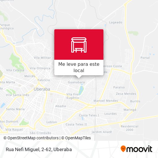 Rua Nefi Miguel, 2-62 mapa