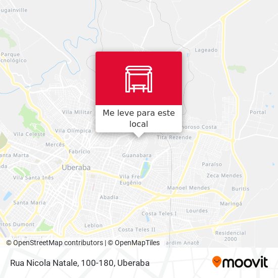 Rua Nicola Natale, 100-180 mapa