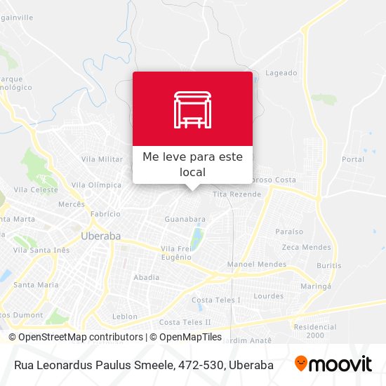 Rua Leonardus Paulus Smeele, 472-530 mapa