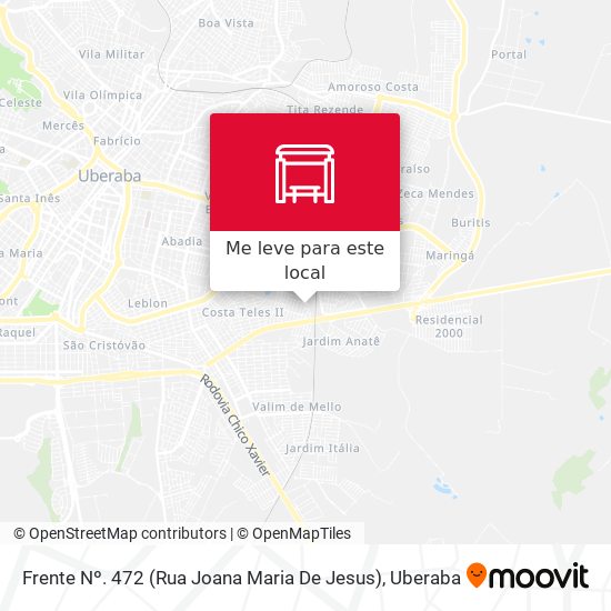Frente Nº. 472 (Rua Joana Maria De Jesus) mapa