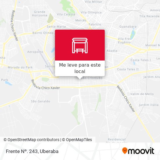 Frente Nº. 243 mapa
