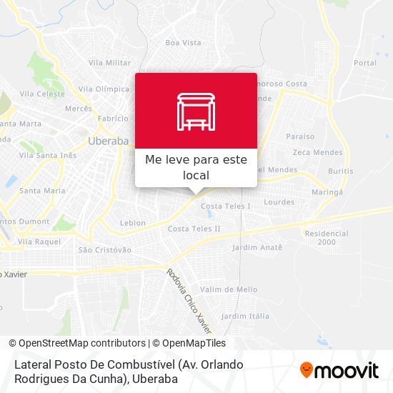 Lateral Posto De Combustível (Av. Orlando Rodrigues Da Cunha) mapa