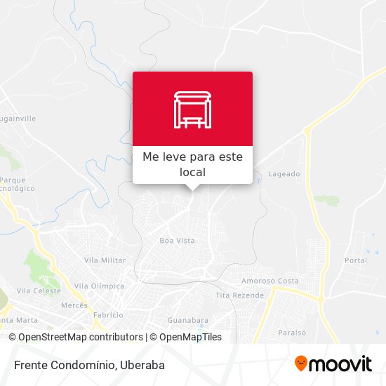 Frente Condomínio mapa