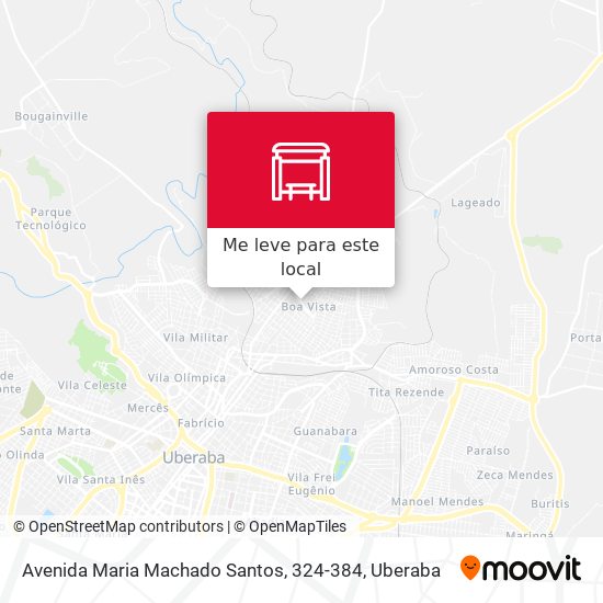 Avenida Maria Machado Santos, 324-384 mapa