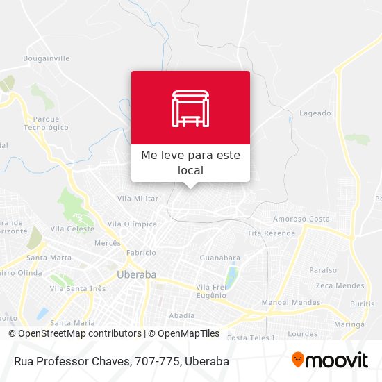 Rua Professor Chaves, 707-775 mapa