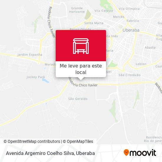 Avenida Argemiro Coelho Silva mapa