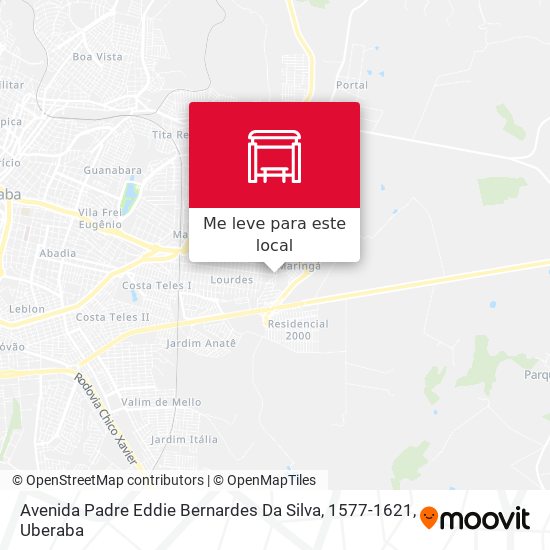 Avenida Padre Eddie Bernardes Da Silva, 1577-1621 mapa
