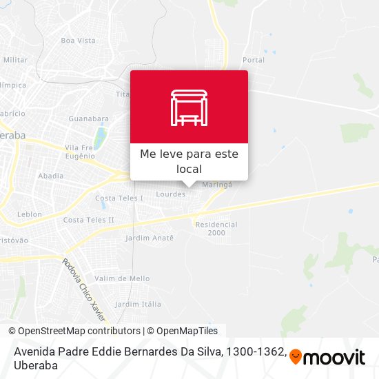 Avenida Padre Eddie Bernardes Da Silva, 1300-1362 mapa