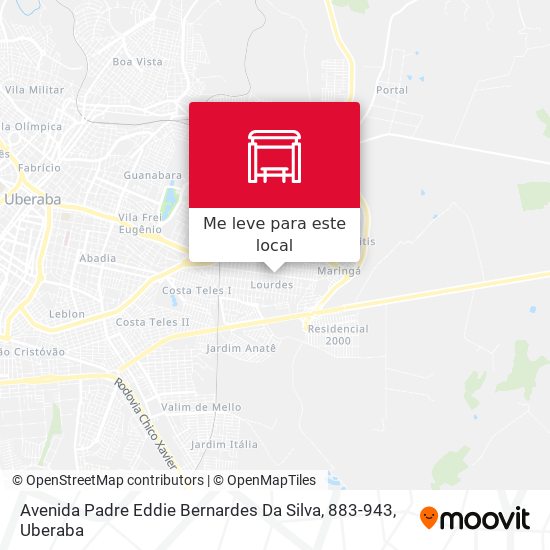 Avenida Padre Eddie Bernardes Da Silva, 883-943 mapa