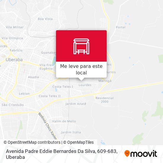 Avenida Padre Eddie Bernardes Da Silva, 609-683 mapa