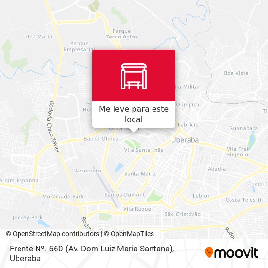 Frente Nº. 560 (Av. Dom Luiz Maria Santana) mapa