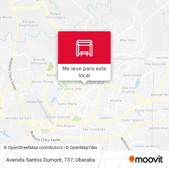 Avenida Santos Dumont, 737 mapa