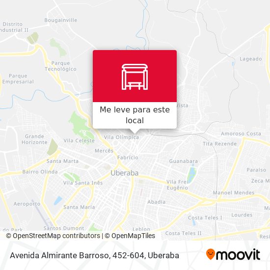 Avenida Almirante Barroso, 452-604 mapa
