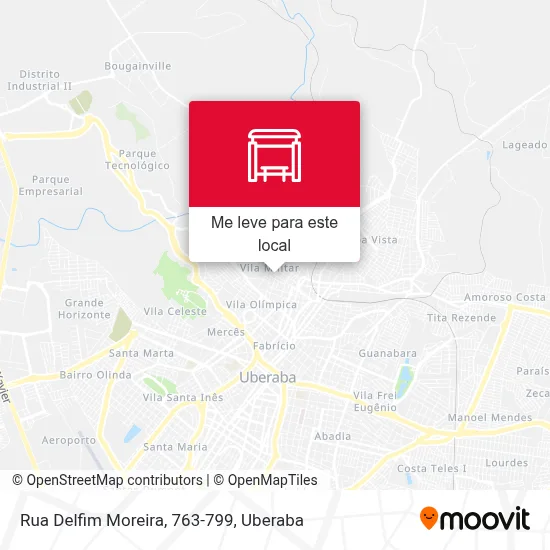 Rua Delfim Moreira, 763-799 mapa