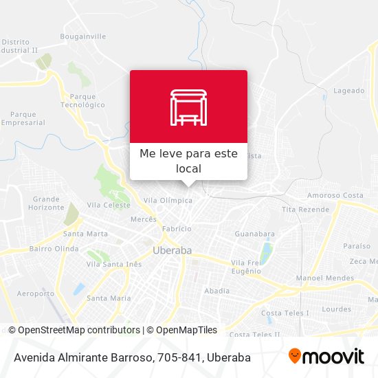 Avenida Almirante Barroso, 705-841 mapa