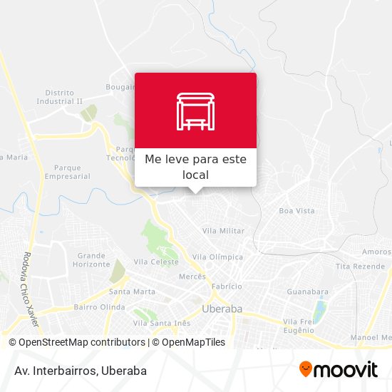Av. Interbairros mapa