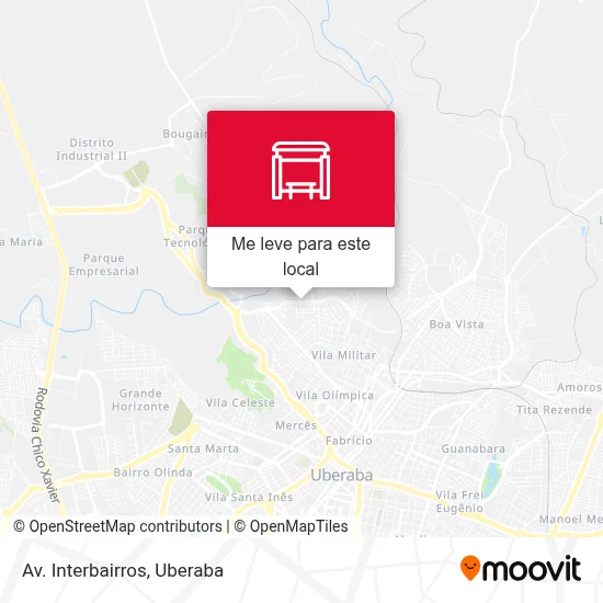 Av. Interbairros mapa