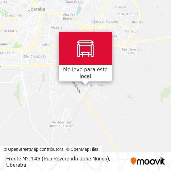 Frente Nº. 145 (Rua Reverendo José Nunes) mapa