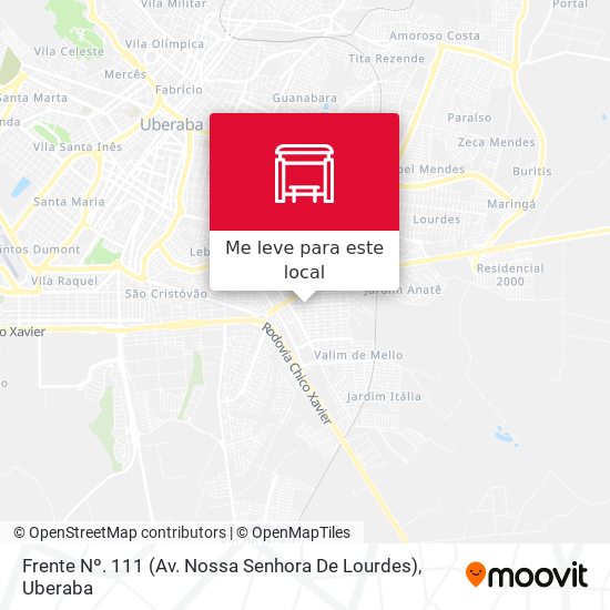 Frente Nº. 111 (Av. Nossa Senhora De Lourdes) mapa