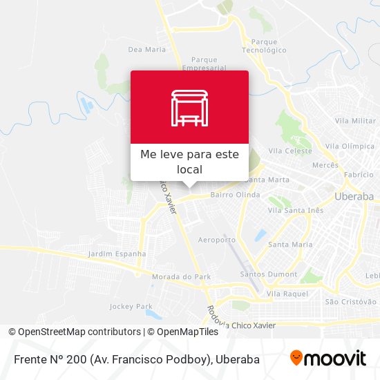 Frente Nº 200 (Av. Francisco Podboy) mapa