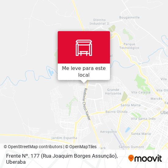 Frente Nº. 177 (Rua Joaquim Borges Assunção) mapa