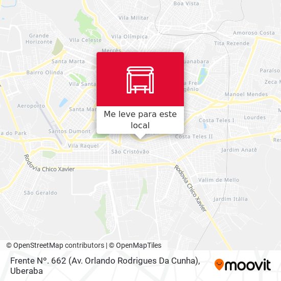 Frente Nº. 662 (Av. Orlando Rodrigues Da Cunha) mapa