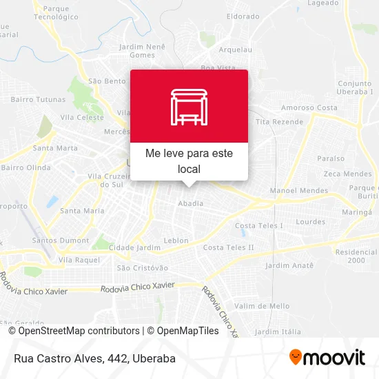 Rua Castro Alves, 442 mapa