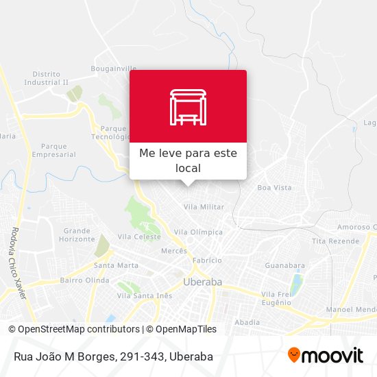 Rua João M Borges, 291-343 mapa