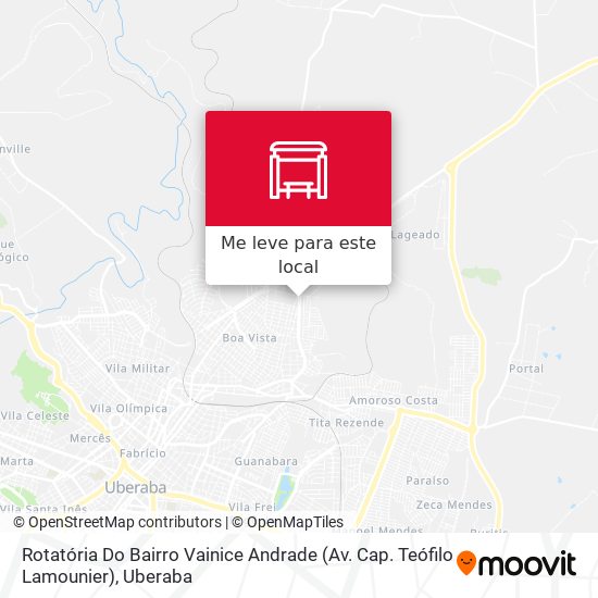 Rotatória Do Bairro Vainice Andrade (Av. Cap. Teófilo Lamounier) mapa