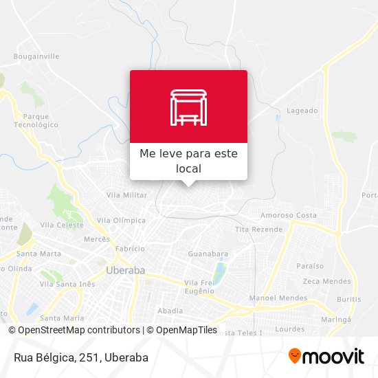 Rua Bélgica, 251 mapa
