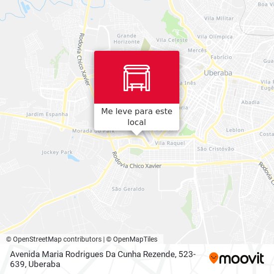 Avenida Maria Rodrigues Da Cunha Rezende, 523-639 mapa