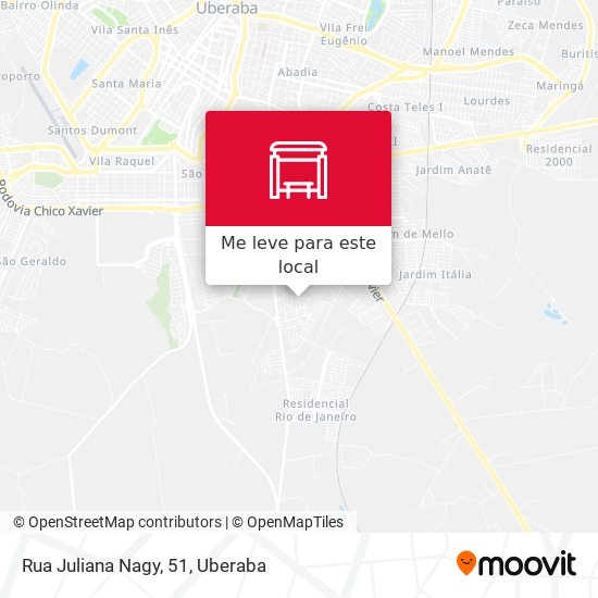 Rua Juliana Nagy, 51 mapa