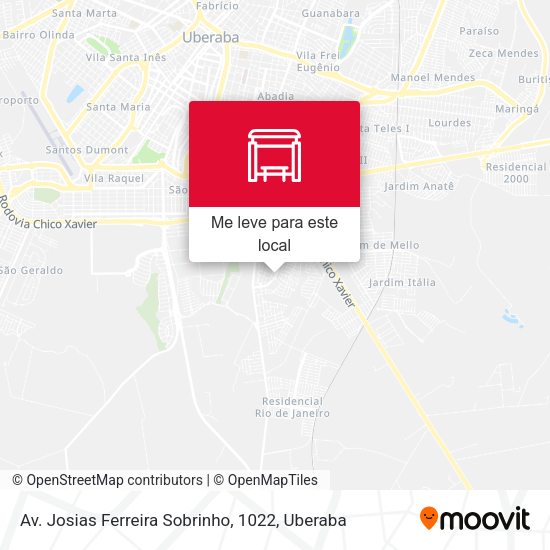 Av. Josias Ferreira Sobrinho, 1022 mapa