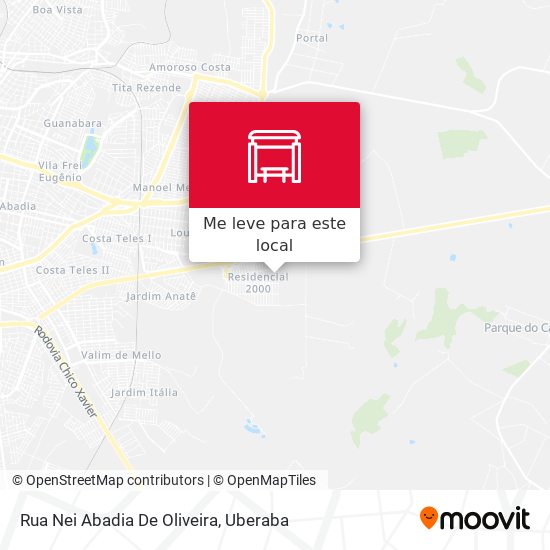 Rua Nei Abadia De Oliveira mapa