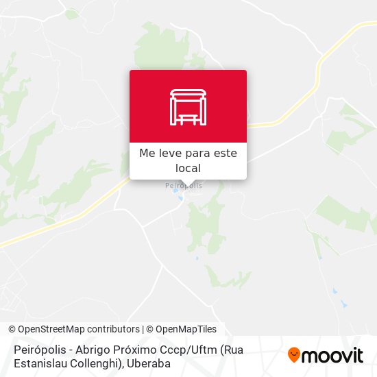 Peirópolis - Abrigo Próximo Cccp / Uftm (Rua Estanislau Collenghi) mapa