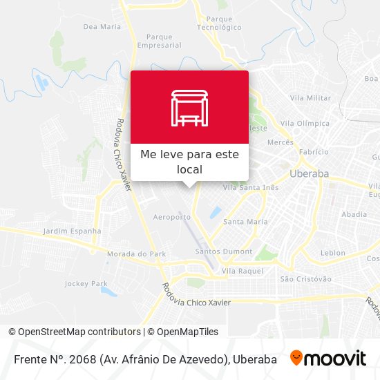 Frente Nº. 2068 (Av. Afrânio De Azevedo) mapa