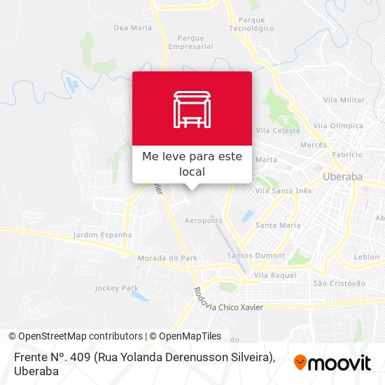 Frente Nº. 409 (Rua Yolanda Derenusson Silveira) mapa