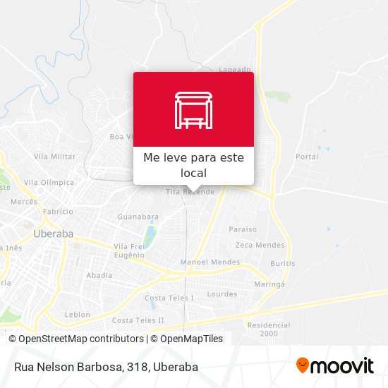 Rua Nelson Barbosa, 318 mapa