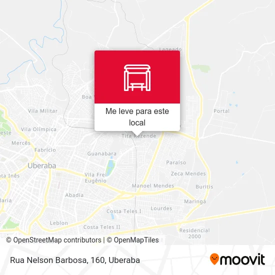 Rua Nelson Barbosa, 160 mapa