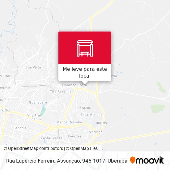 Rua Lupércio Ferreira Assunção, 945-1017 mapa