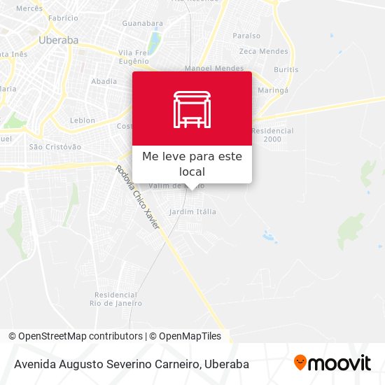 Avenida Augusto Severino Carneiro mapa