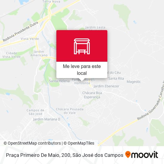 Praça Primeiro De Maio, 200 mapa