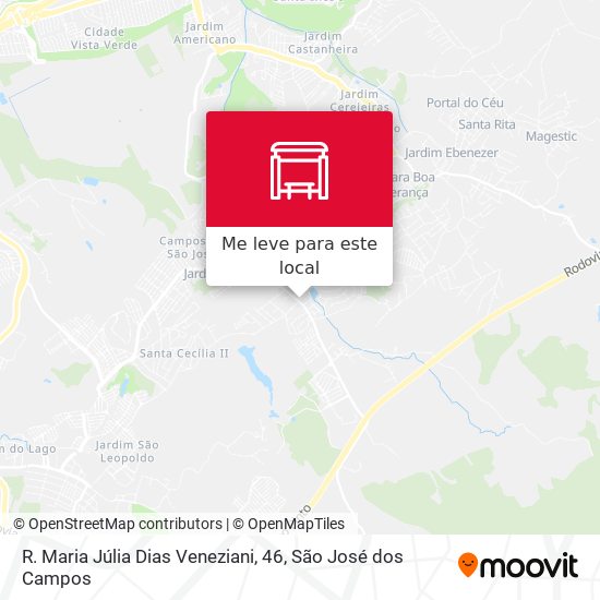 R. Maria Júlia Dias Veneziani, 46 mapa